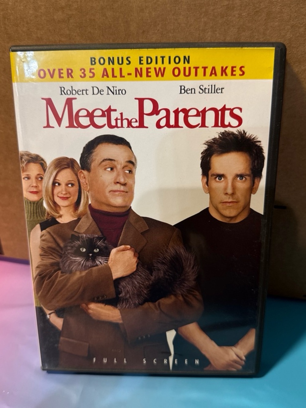Universal Meet the Parents DVD — White, Red, Yellow Cover